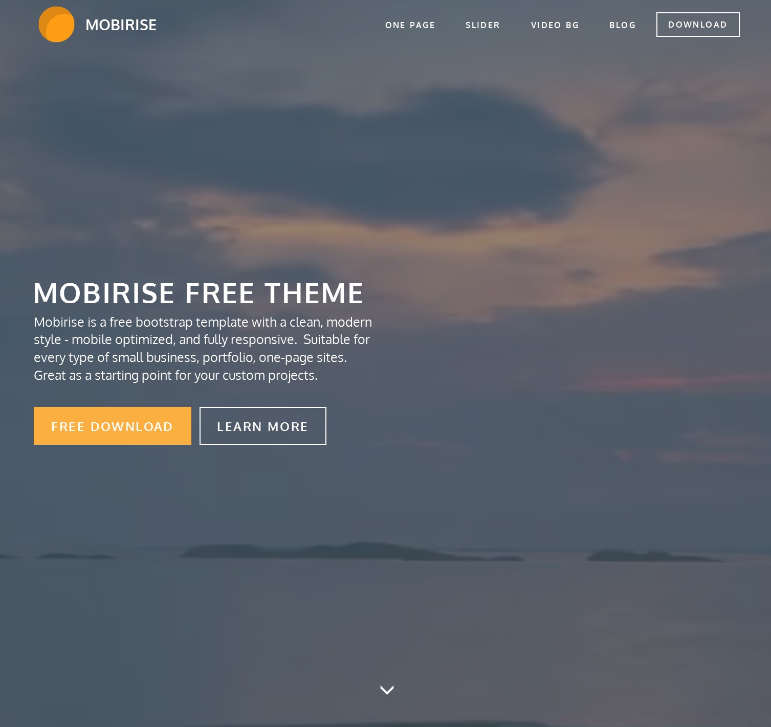 Free Download Bootstrap OnePage Theme