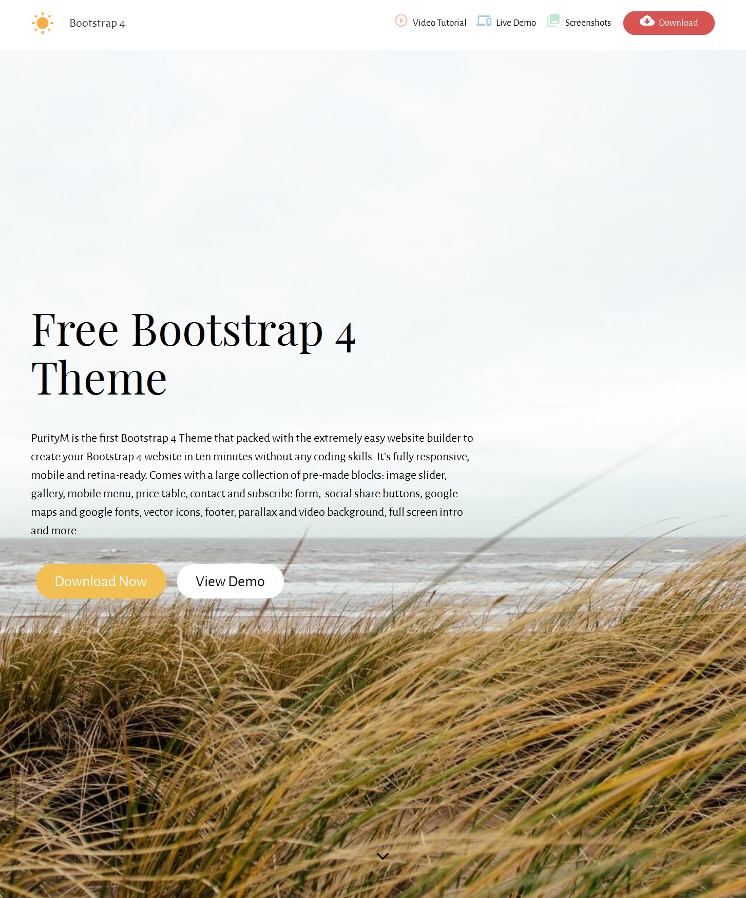 Responsive Bootstrap Blank Theme