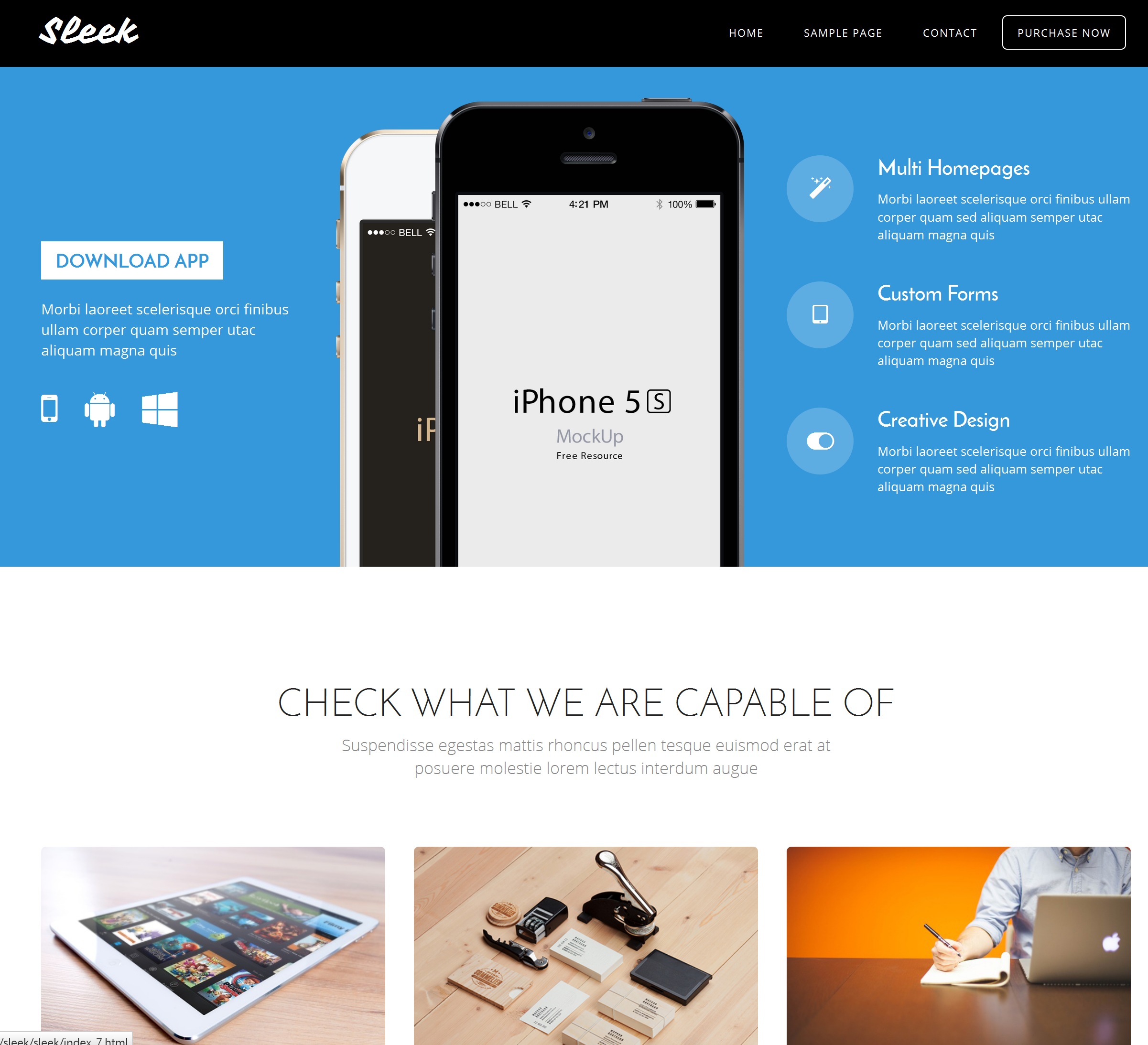 Mobile Bootstrap Coming Soon Theme