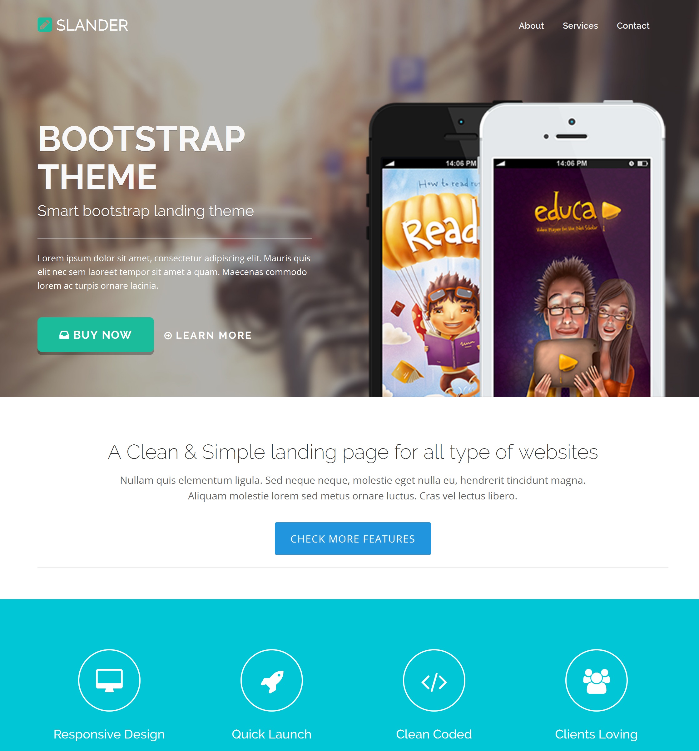 HTML5 Bootstrap Starter Theme